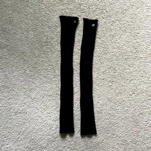 RICK OWENS / Black Wool Arm Warmers